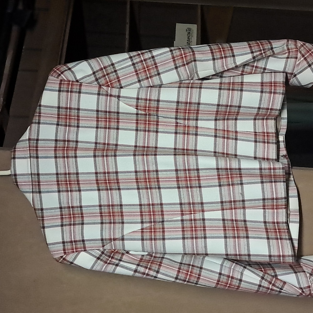 Pendleton Light Jacket 100% Wool Red / Brown / Iv… - image 3